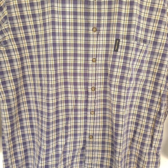 Vtg Abercrombie & Fitch Size Medium Shirt Flannel Button Down Plaid - Picture 3 of 13